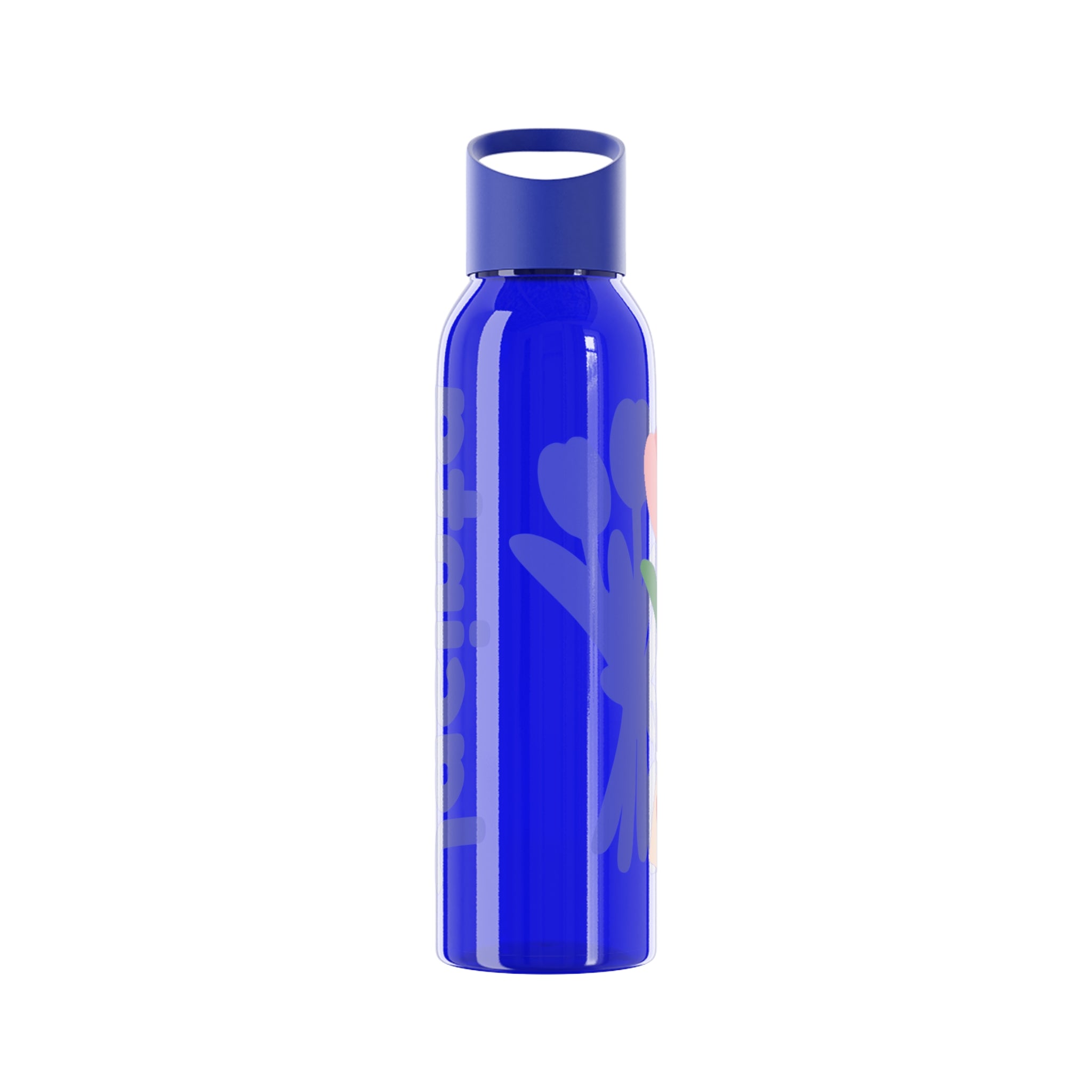 Tulip Bouquet Water Bottle – Pastel Floral 'I See Into You' Design