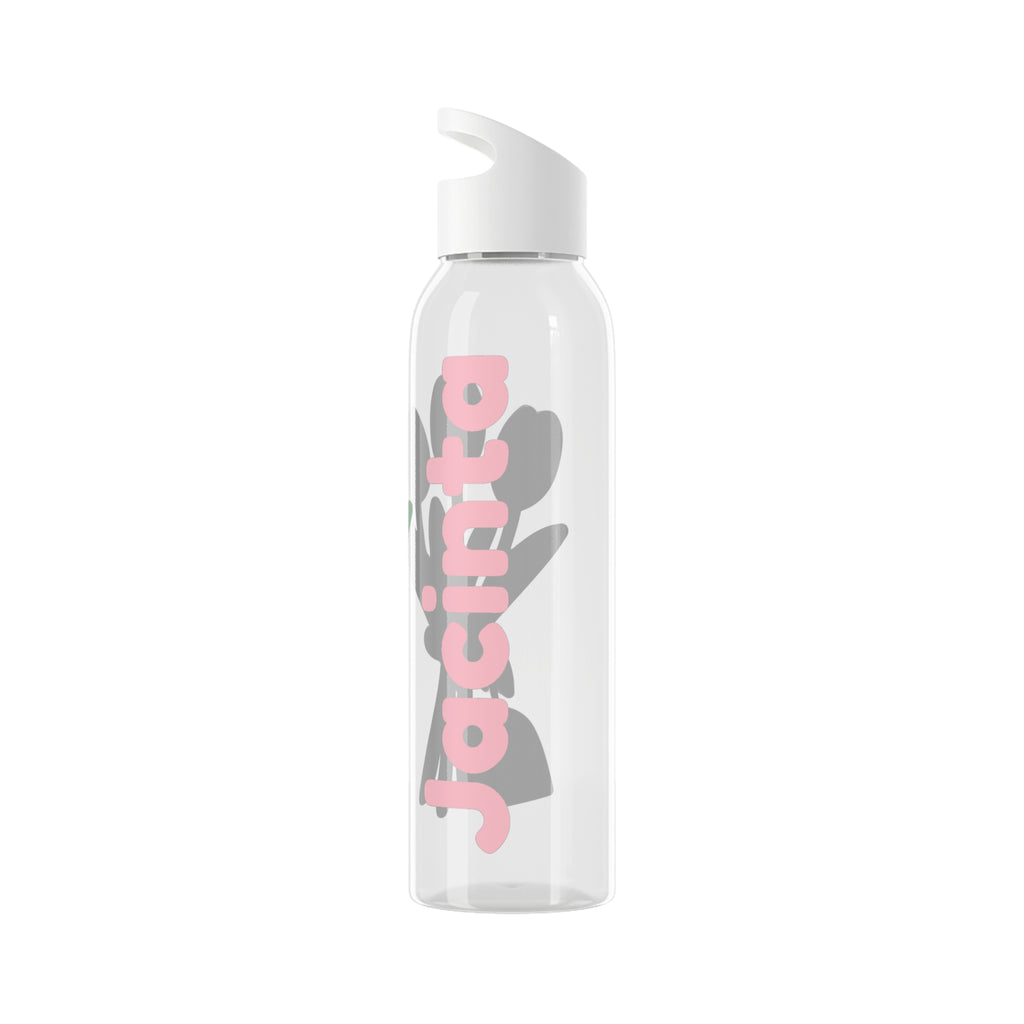 Tulip Bouquet Water Bottle – Pastel Floral 'I See Into You' Design