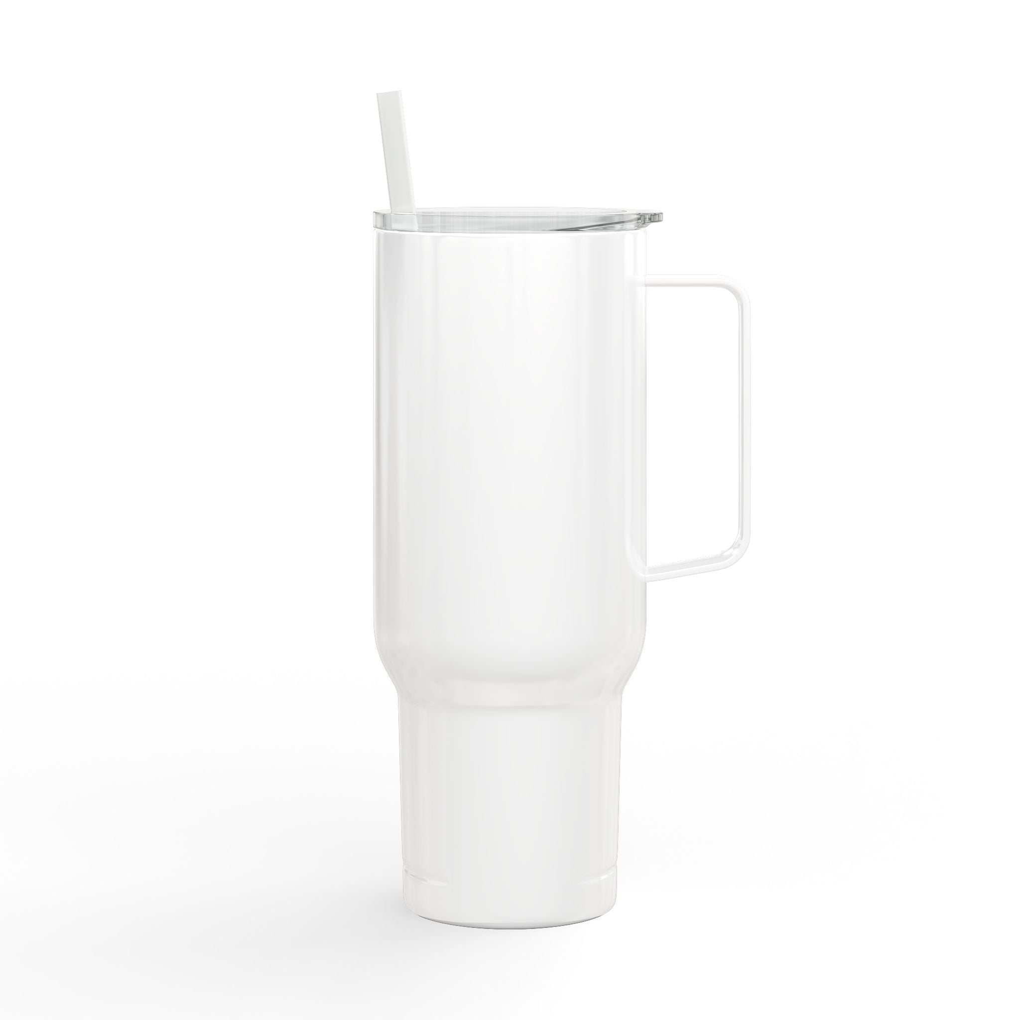 40oz Insulated Tumbler - Engraved Daisy Floral Design with 'Dance' Text, Travel Mug with Lid & Straw